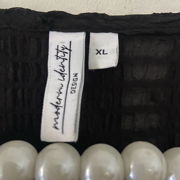 Black Textured Top - Picture 9 of 11